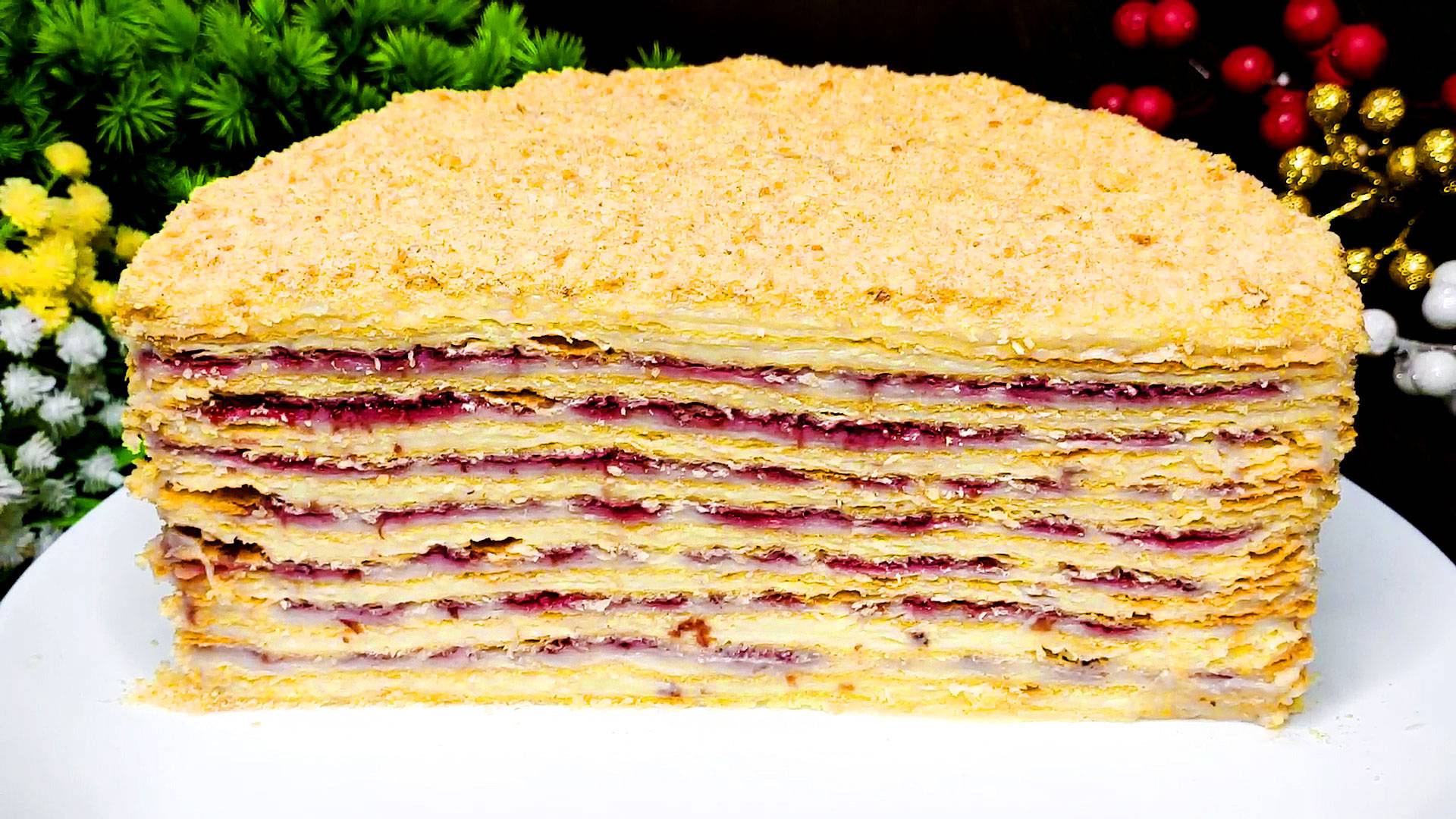 Торт "Наполеон" - пеку уже более 10 лет,всегда удачно: (мой любимый рецепт - вкуснее классического) смотреть онлайн