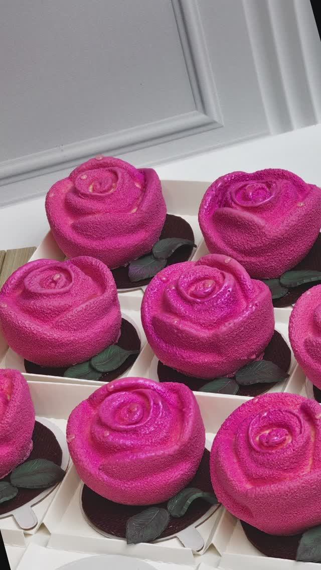 🌹 Десерт «Персиковая роза» 🌹