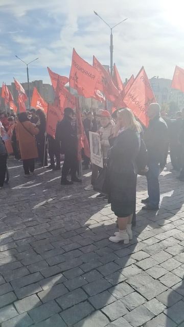 Митинг КПРФ 4 октября 2025года (8) смотреть онлайн