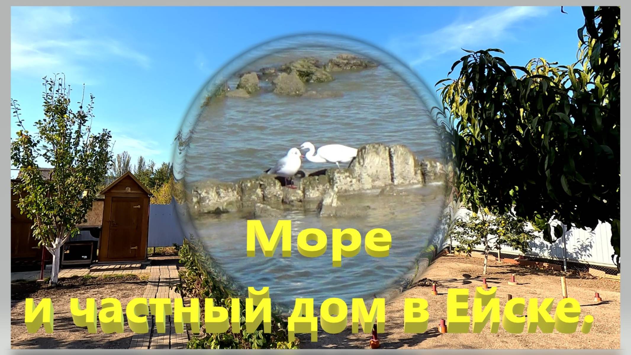 Море и частный дом в Ейске. смотреть онлайн