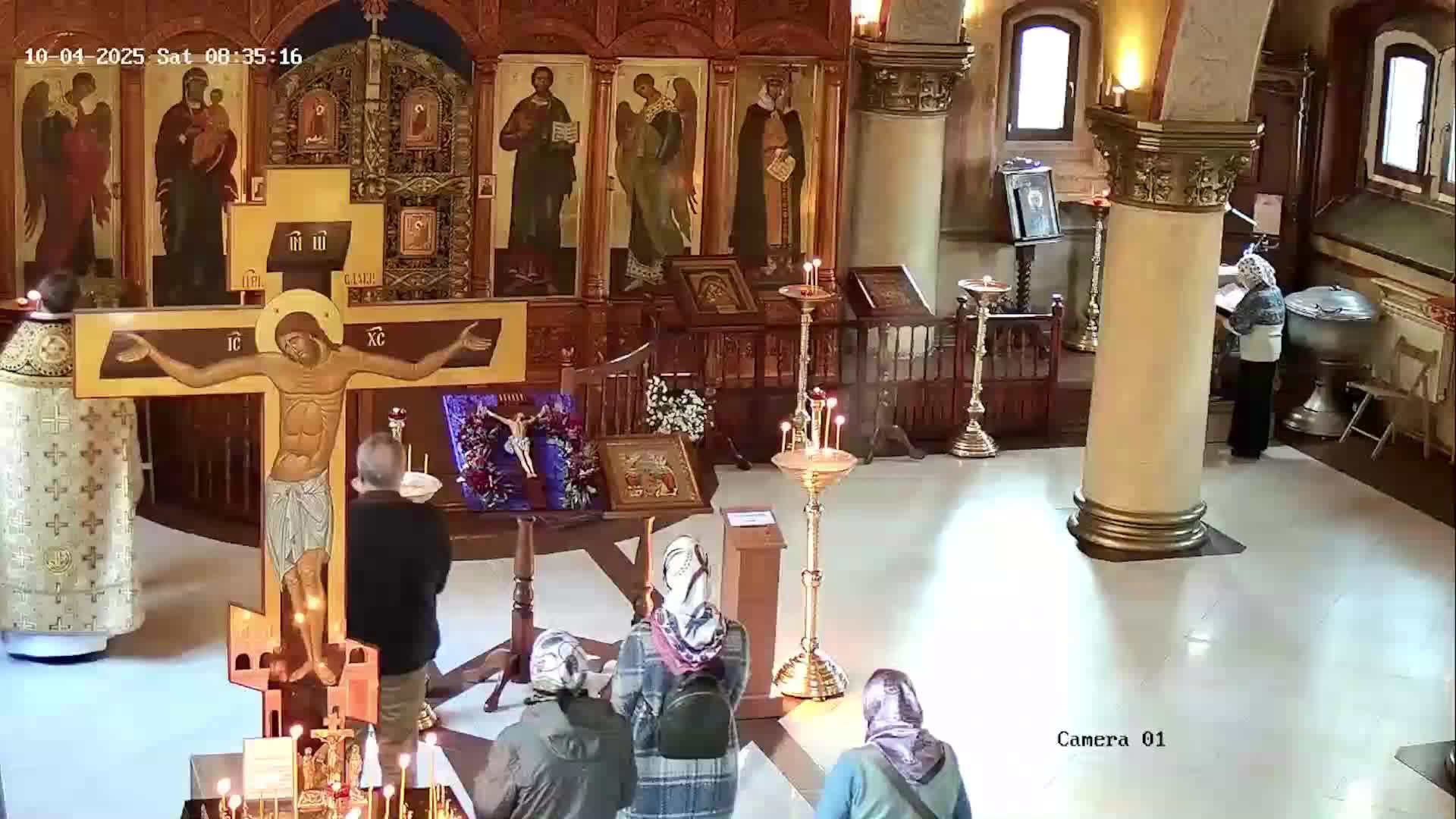 Божественная литургия, заупокойная лития. 04.10.2025 в 9-00. смотреть онлайн