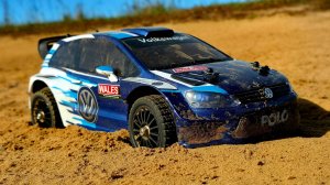 Оторвись по полной на POLO R WRC от MJX. Тест HYPER GO 14304 1/14