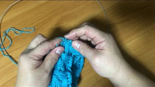 Ажурный объёмный узор спицами для вас смотреть онлайн