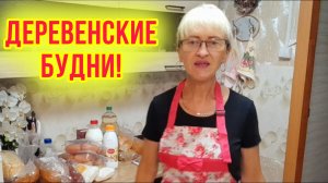 04-10-2025.Про покупки.Готовлю суп с галушками и пирожки.Уборка в огороде.