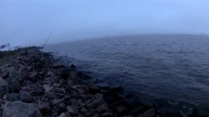 Рыбалка на Финском заливе. Отчёт за 04.10.25. Дамба, южная сторона. Поймал не то,что хотел.