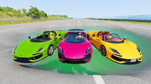 Аварии с автомобилями на взлетной полосе. Гигантская яма с водой