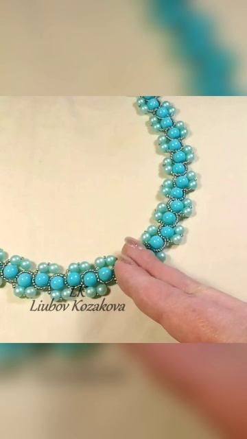 Колье из бусин "Бирюза"(26) смотреть онлайн