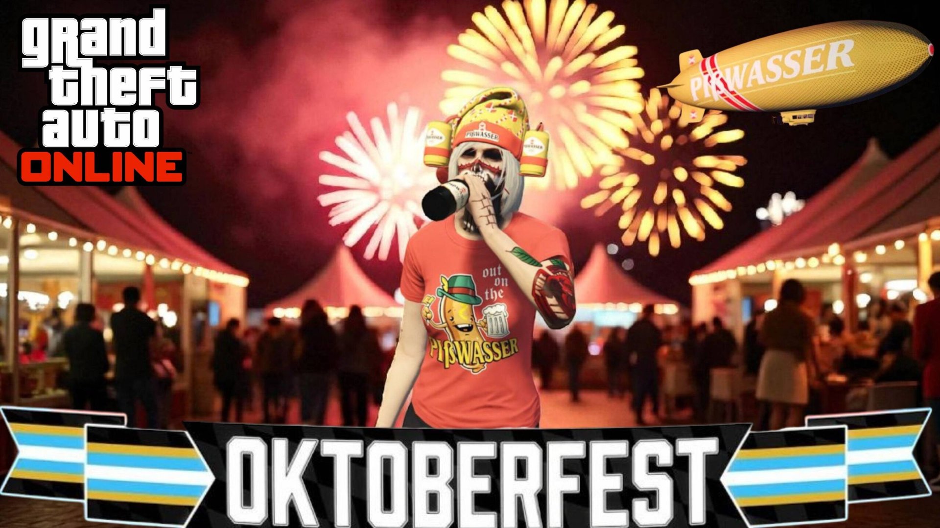 Получаем шапочку и 2 футболки в Октоберфест в GTA Online смотреть онлайн