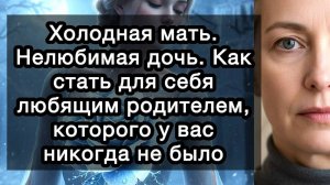 Холодная мать. Нелюбимая дочь. Как стать для себя любящим родителем, которого у вас никогда не было