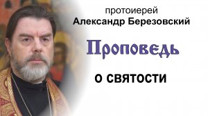 Проповедь о святости (2025.10.03). Протоиерей Александр Березовский