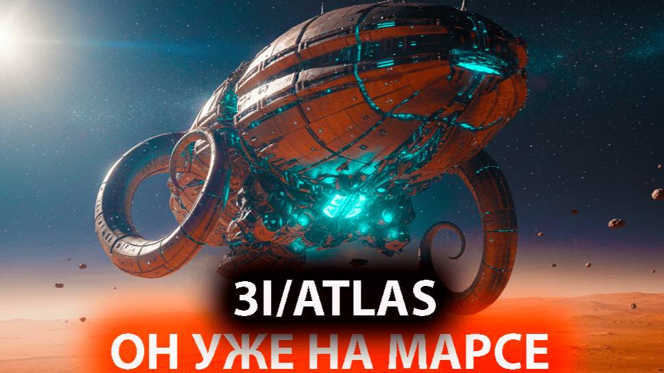 НЛО Межзвездная комета 3I/ATLAS пролетела мимо Марса смотреть онлайн