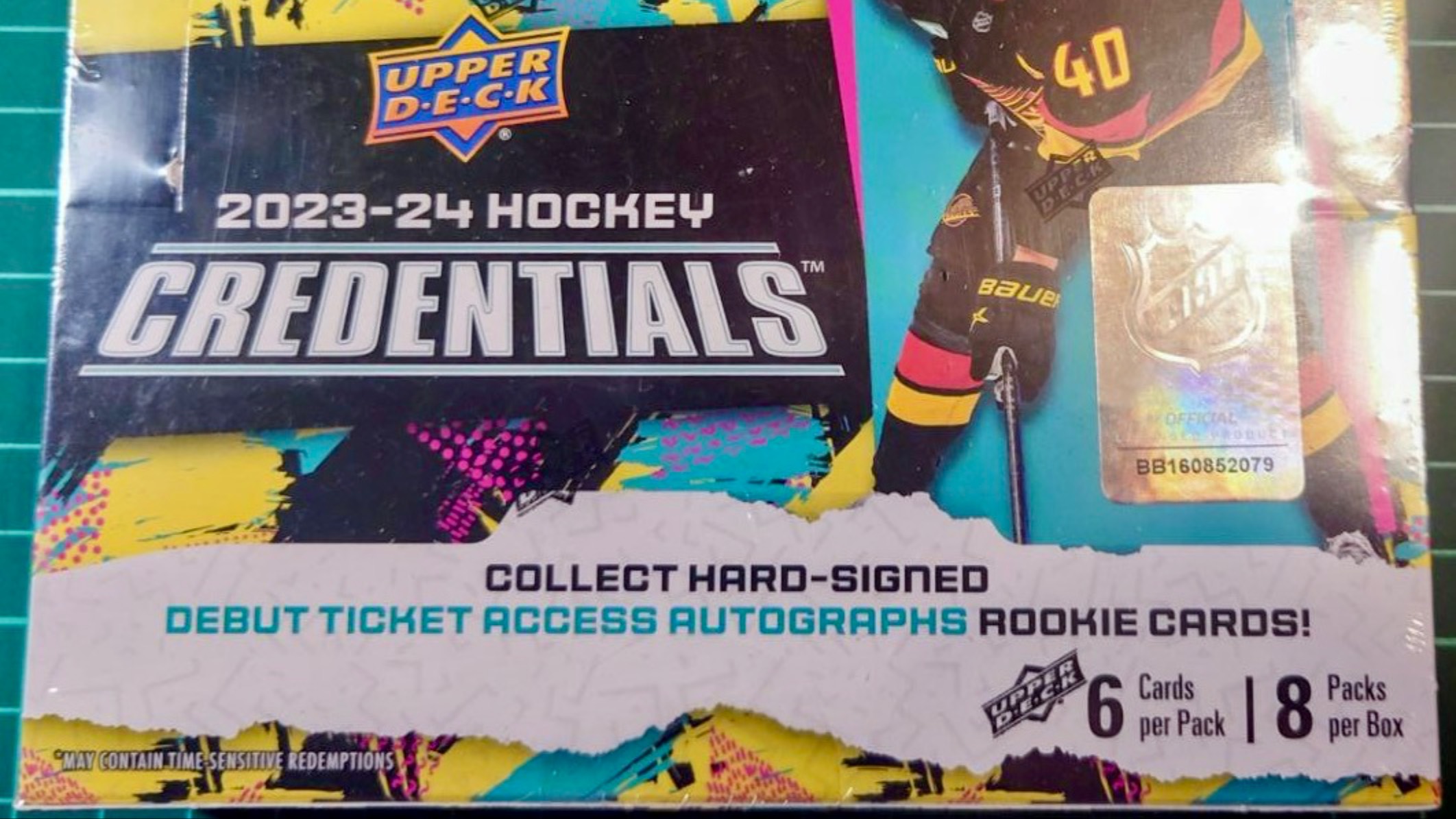 Бокс-Брейк Hobby Box 2023/24 Hockey Credentials #3_Аукцион смотреть онлайн