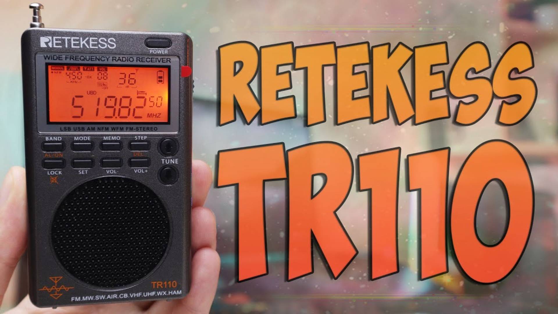 Retekess TR110 Обзор небольшого портативного цифрового всеволнового радиоприемника смотреть онлайн