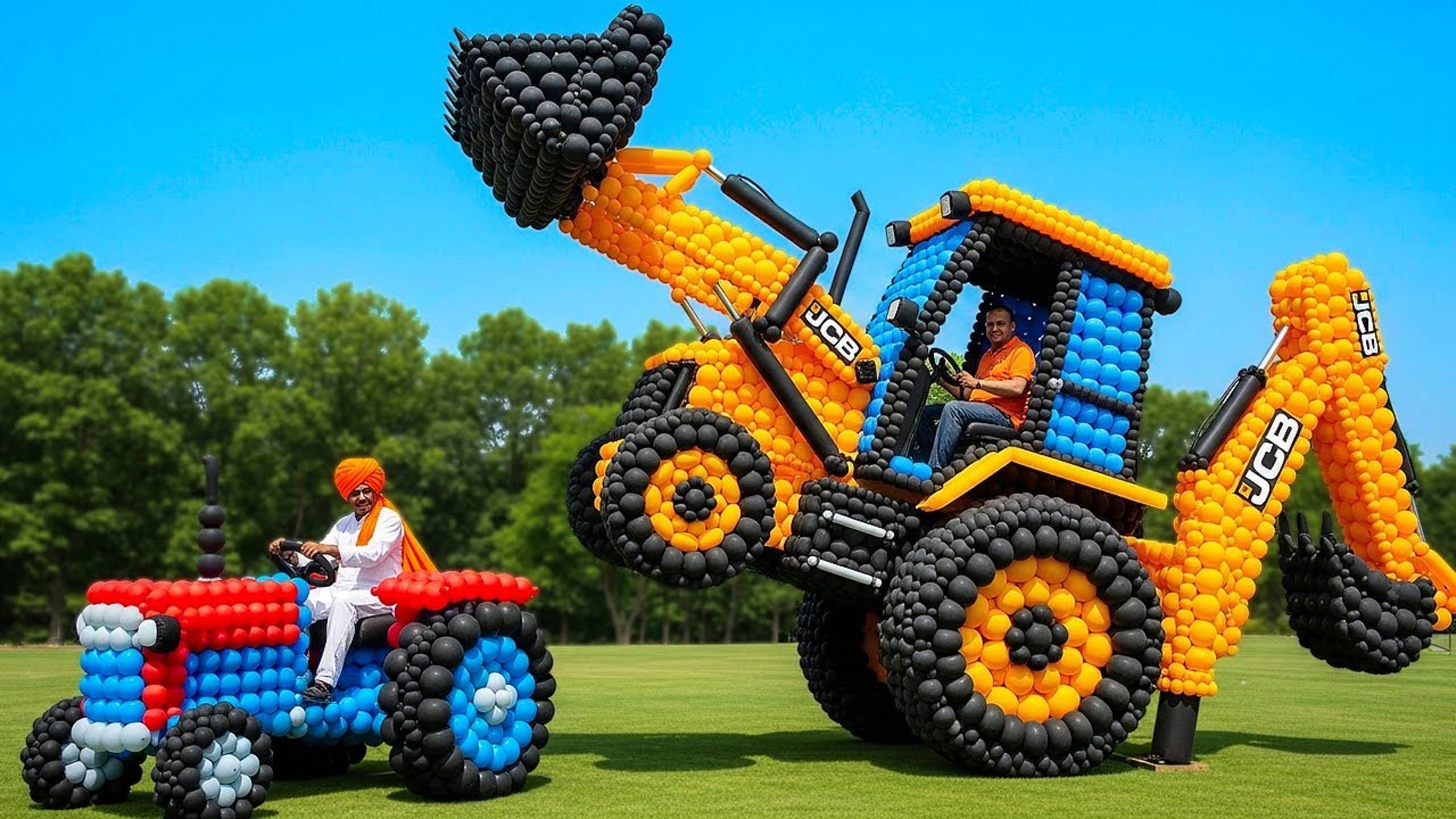 Мультик про ТРАКТОР| Клоун на машине - смотреть мультики| мультики для детей