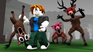 НИКОГДА НЕ ПРИКАСАЙТЕСЬ к оленёнку в игре «99 ночей в лесу» Анимация Роблокс