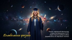 «Колыбельная физика» - прекрасная песня, народное творчество студентов физиков + доработка мной.