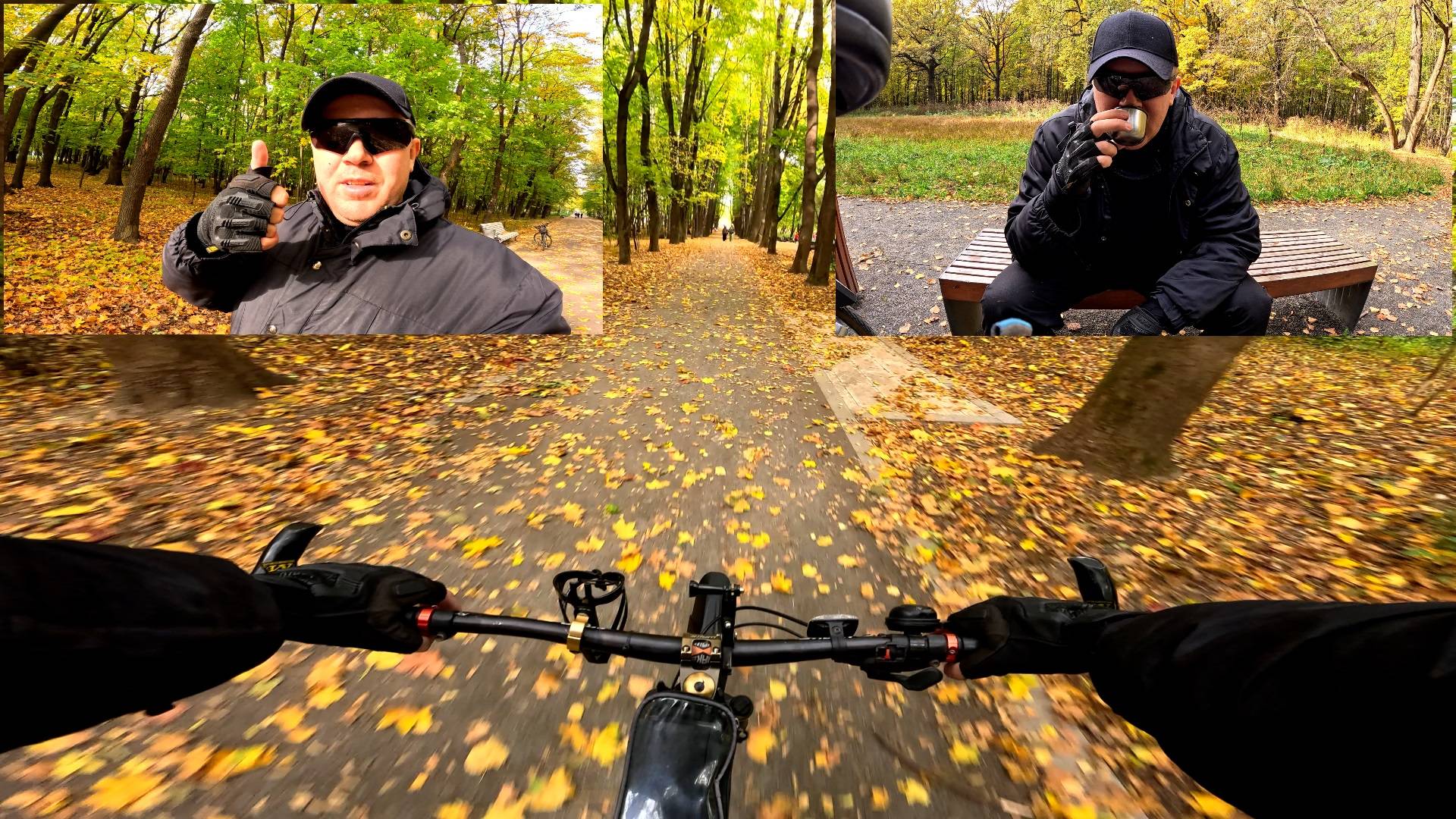 Начало Октября Золотая Осень - Вело Влог ( Красота Осени в 4к ) смотреть онлайн