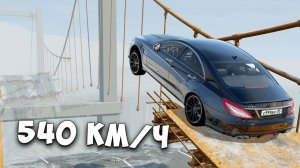 ВПЕРВЫЕ ПРОБУЮ ПЕРЕЛЕТЕТЬ ОГРОМНЫЙ РАЗРУШЕННЫЙ МОСТ НА МАКСИМАЛЬНОЙ СКОРОСТИ В BEAM NG DRIVE