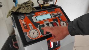 Полная аппаратная замена масла в акпп № 164, NISSAN ALMERA G15, АКПП DP2, MotulEvo Севастополь.