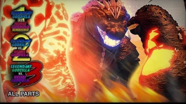 Legendary Godzilla Vs. Heisei Godzilla, Full Trilogy, Cinematic Ku Movie, Kaiju Universe ColWilBald