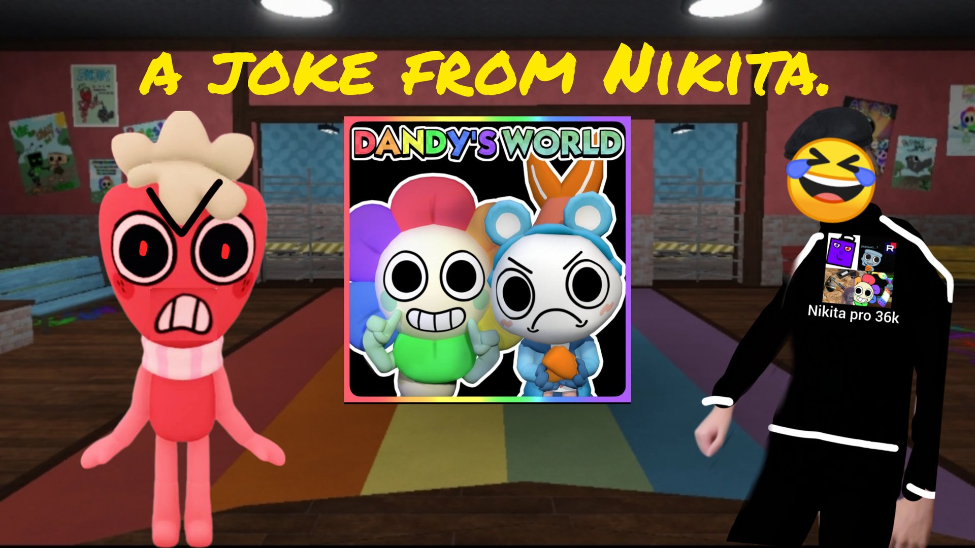A special video about the world of Dandy: a joke from Nikita. English version!