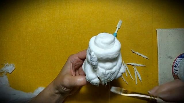 МК Дед Мороз из ваты _ Ватная игрушка _ DIY Santa Claus made of cotton.mp4 смотреть онлайн