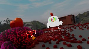 битва БЕЛОГО ШУМА против КРАСНОГО ШУМА в чикен ган / анимация в chicken gun