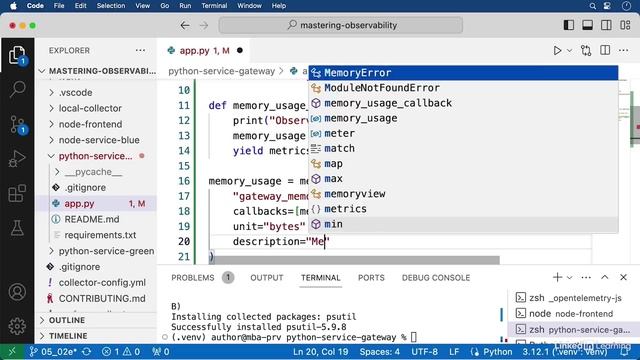 02 - Adding metrics instrumentation to your code | Part#6 - Сбор метрик смотреть онлайн