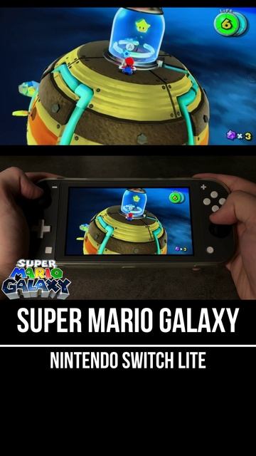 Super Mario Galaxy Nintendo Switch Lite Gameplay смотреть онлайн