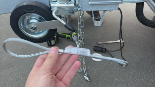 Страховочная петля прицепа на фаркоп. смотреть онлайн