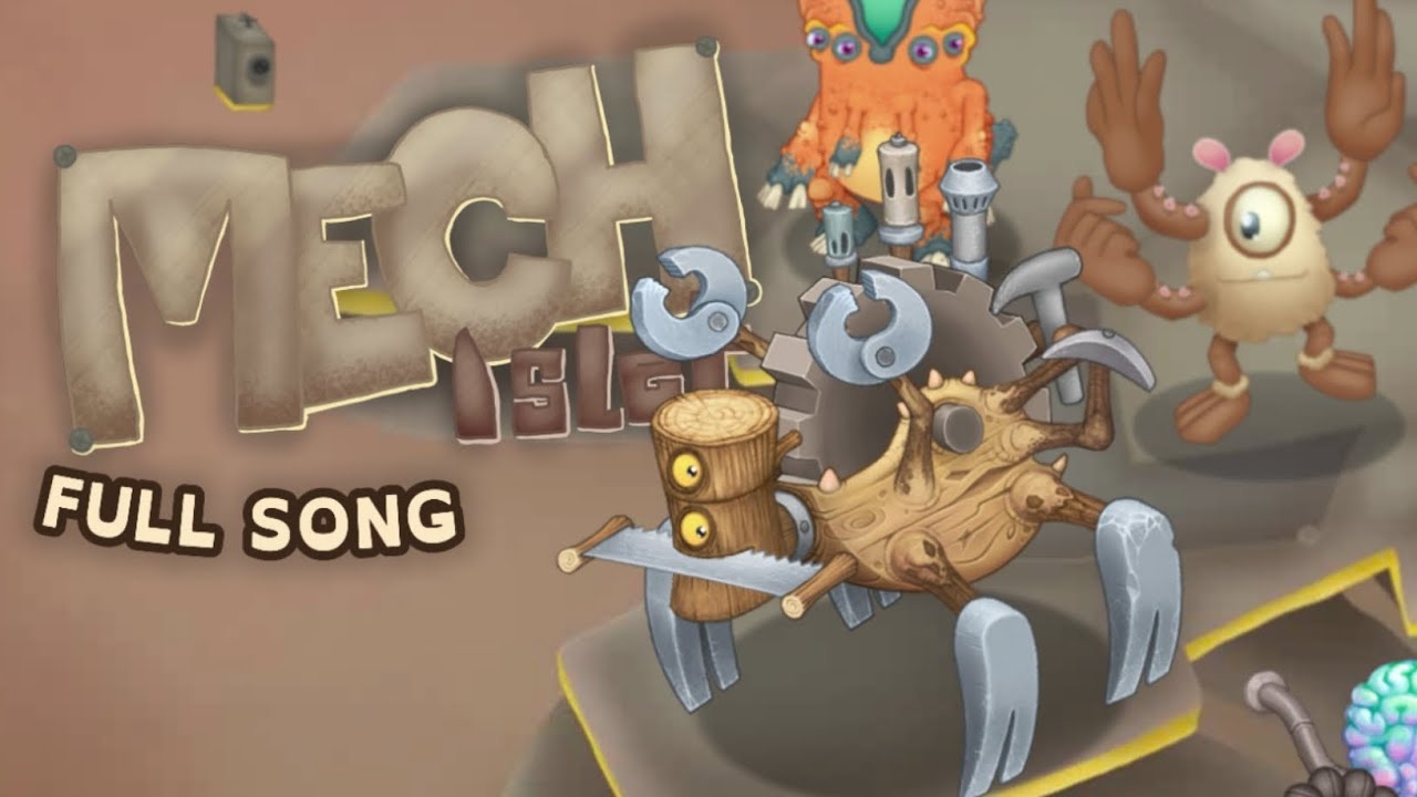 Фанмейд Остров Механики - Вся Песня (My Singing Monsters, Мои Поющие Монстры, Msm, Мсм)