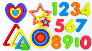 🌈 Учим Цвета, Фигуры и Числа 🎨🧠 Развивающая Игрушка Монтессори