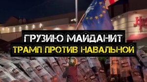 Грузию майданит. Трамп против Навальной. Революция Z по всему миру. Тамир Шейх и Андрей Пономарь