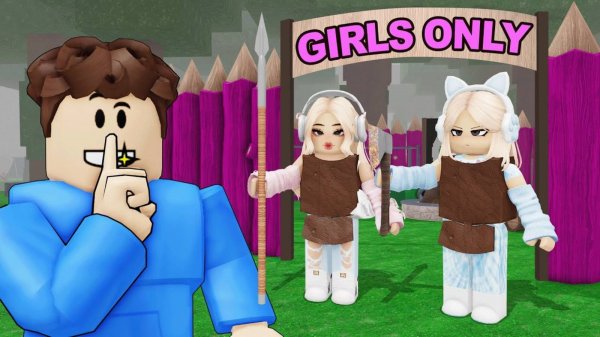 Я пробрался на базу только для девочек в игре 99 ночей в лесу!