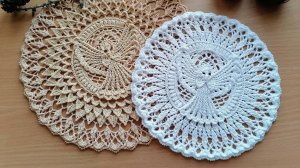 Салфетка Ангел 17-18 ряды (с переводом)