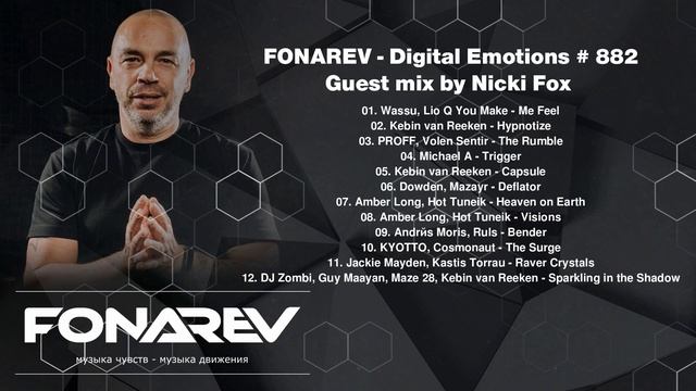 FONAREV - Digital Emotions # 882. Guest Mix By Nicki Fox