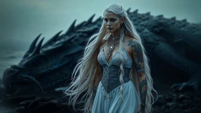 Последний дракон - Ритмичная Скандинавская музыка с барабанами и женским пением, фоновая музыка смотреть онлайн