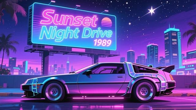 Synthwave Farewell On The Road