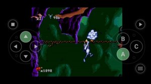 Прохожу Червяка Джима!!
(первый босс)