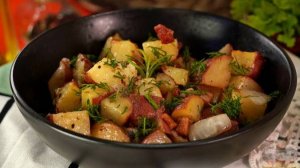 Сытно и минимум грязной посуды. ЗАПЕЧЁННЫЙ КАРТОФЕЛЬ ПО-ЧЕШСКИ