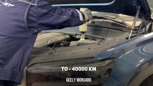 ТО - 40000 км. Масло / Фильтра / Тормозная жидкость / Свечи зажигания Джили Монжаро / Geely Monjaro