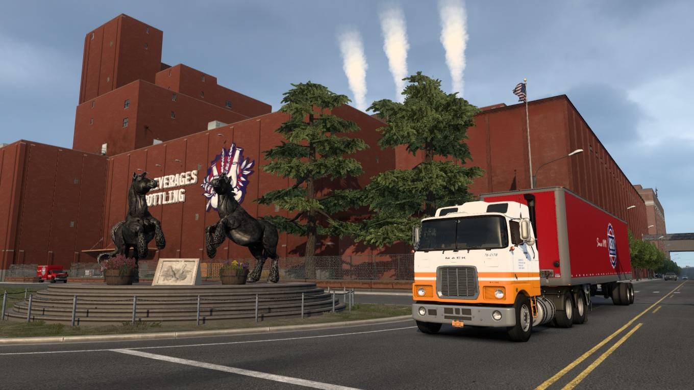 American Truck Simulator 1.55 Сент-Луис (МО) в Берлигтон Лимонад 41 074 фун. смотреть онлайн