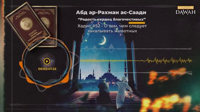 РАДОСТЬ СЕРДЕЦ БЛАГОЧЕСТИВЫХ: Хадис 52 - О том, чем следует закалывать животных смотреть онлайн