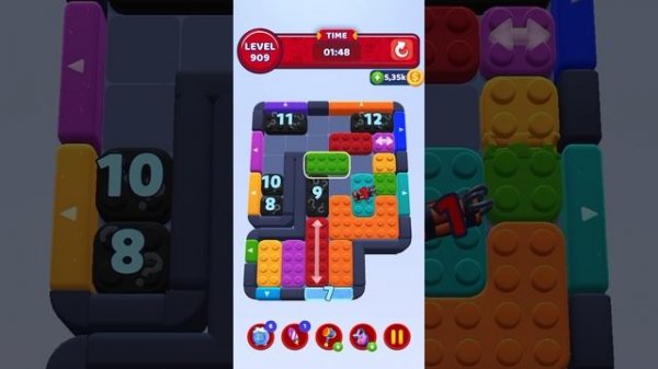 Color Block Jam 909 Уровень