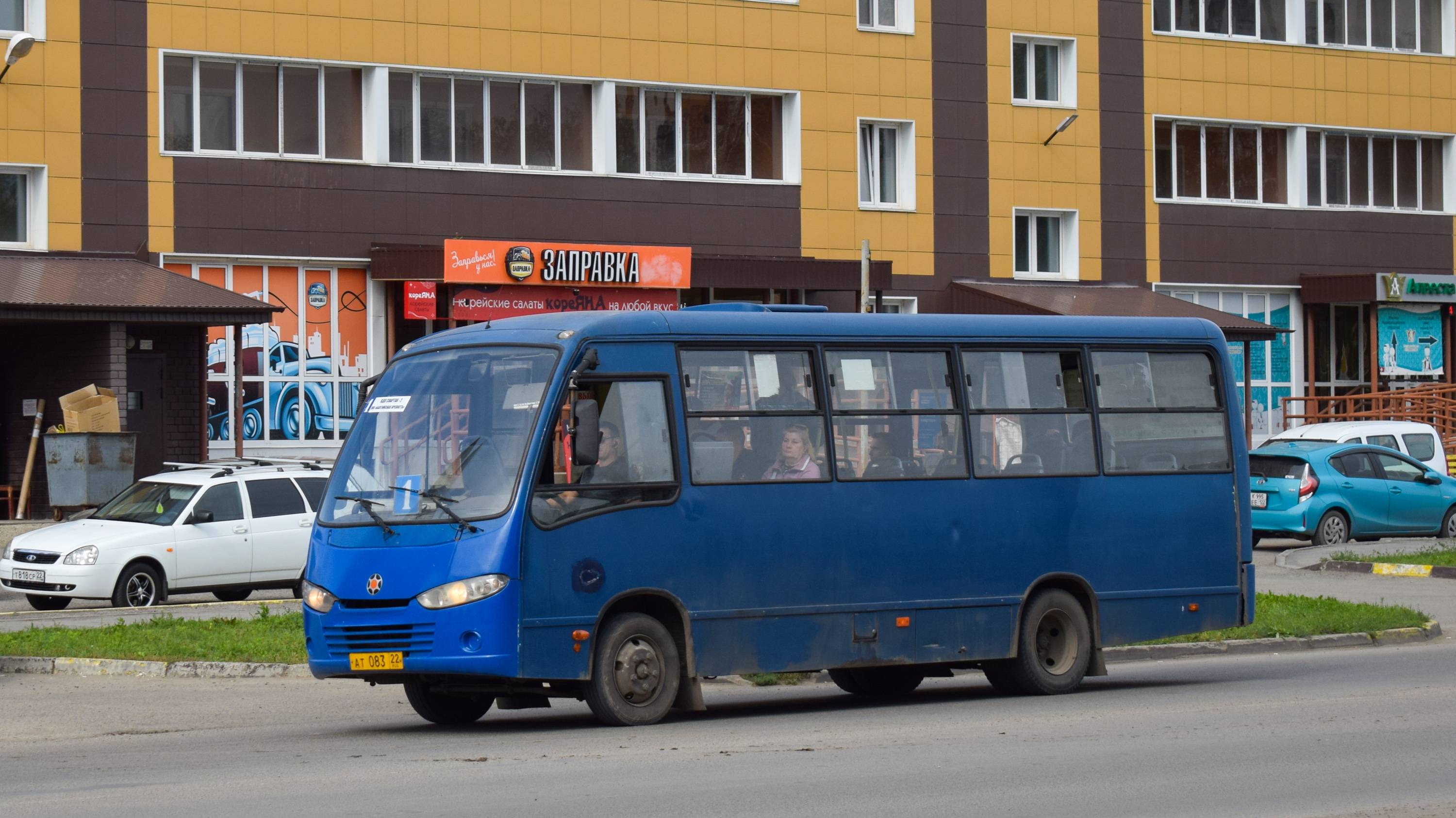 Автобус ПАЗ Real (АТ 083 22). Покатушки по Барнаулу. смотреть онлайн