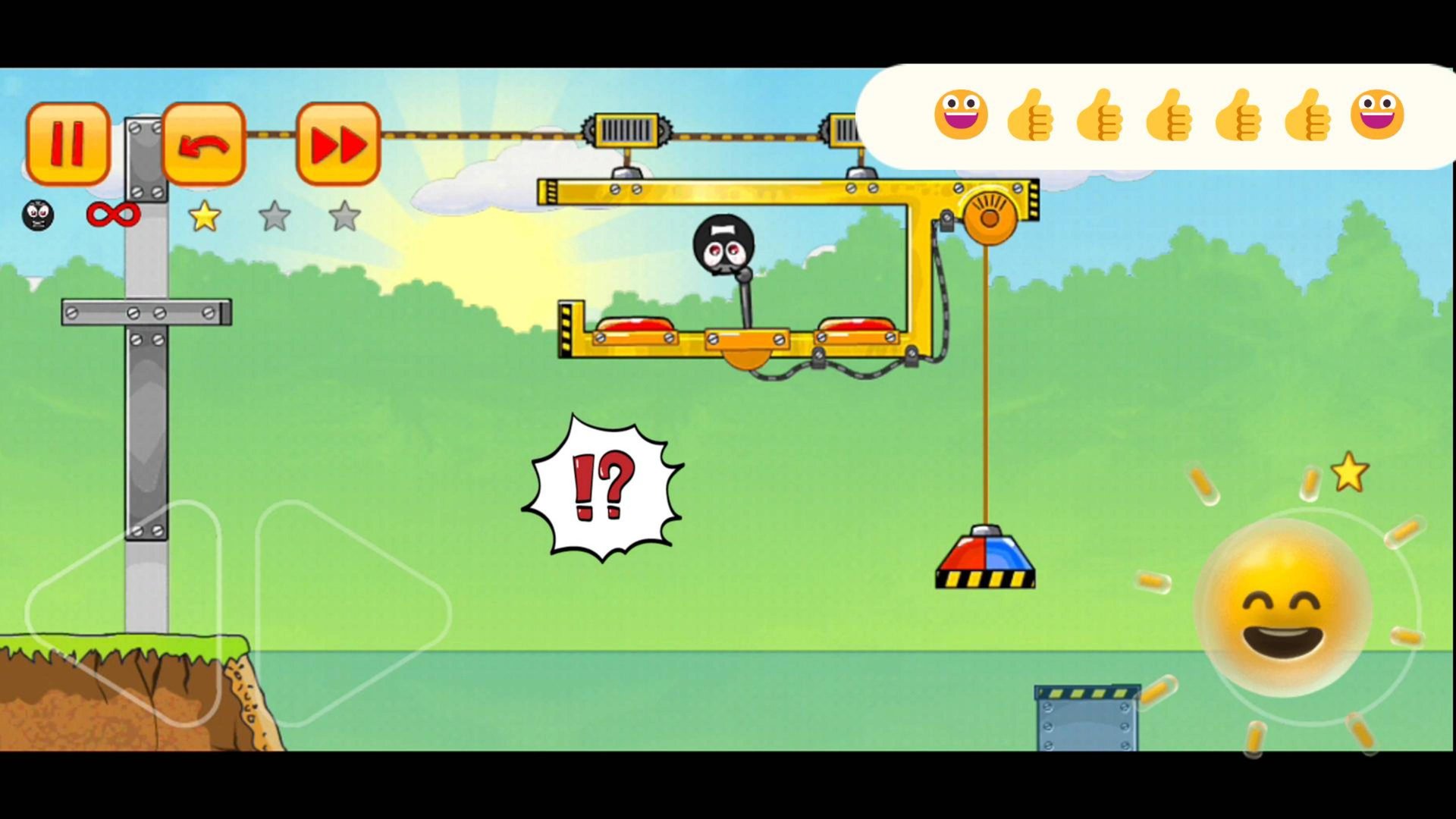 красный шарик😎#игры #красныйшарик #малышкомментирует