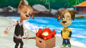 Барбоскины мультфильм игра. Солнечный берег