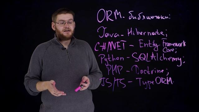 Базы данных. Лекция 35 "ORM-библиотеки: SQLAlchemy, Entity Framework" смотреть онлайн