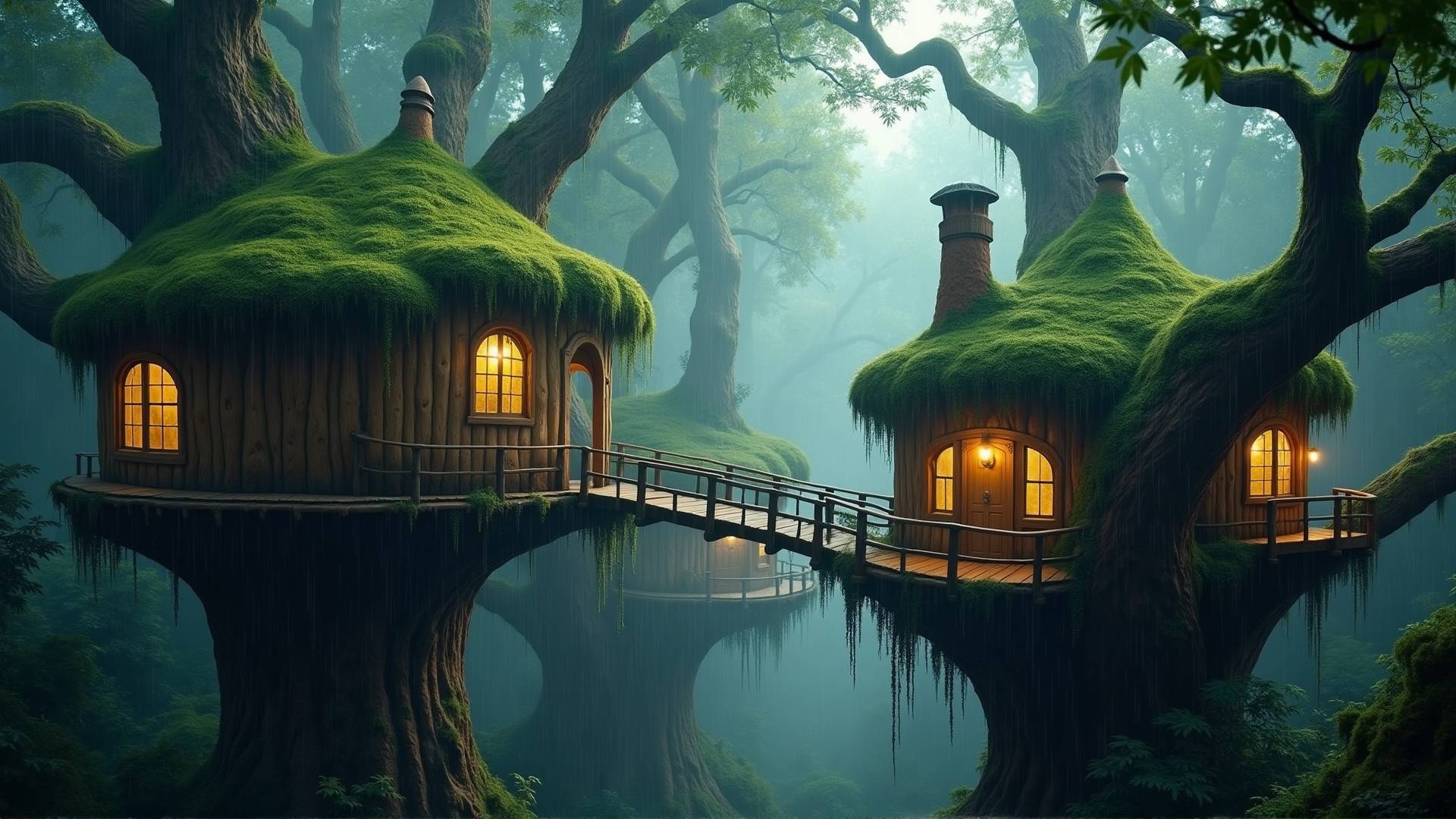 Deep Ethereal Ambient Music with Rain - Healing Meditation Soundscape смотреть онлайн