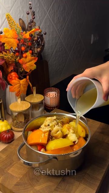 Тыквенный крем-суп 🎃 смотреть онлайн